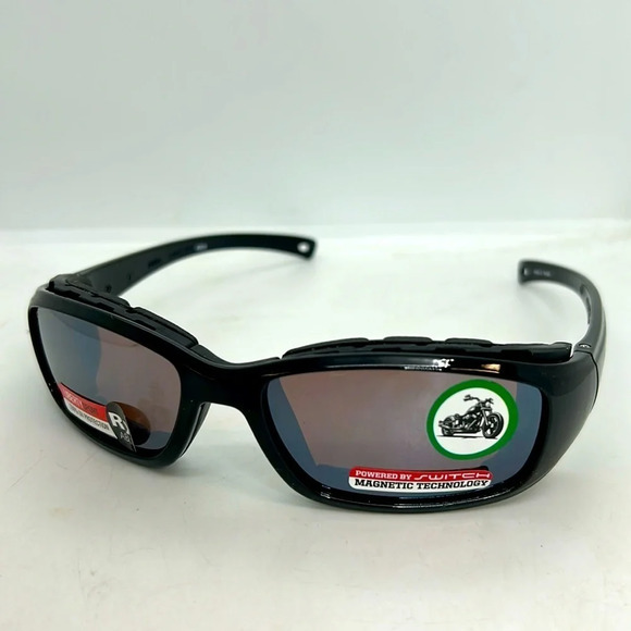 RecSpecs Rider Sunglasses Frames RXable Shiny Black NWT - Picture 1 of 8